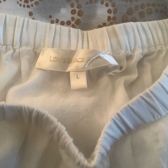 LoveShackFancy White Lace Mini Skirt - Picture 7 of 8